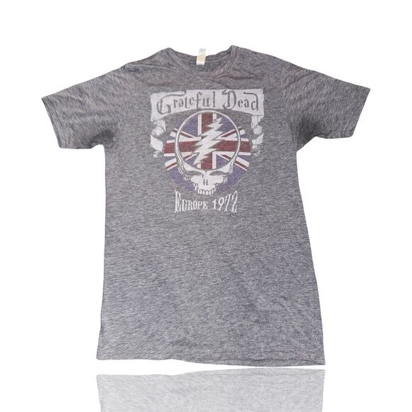 Grateful Dead Europe 1972 Graphic T-Shirt Unisex Gray Size S( Heavy Wear) - Picture 1 of 3